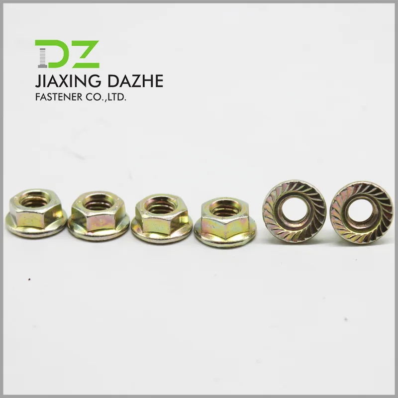 Porca de flange de aço DIN6923